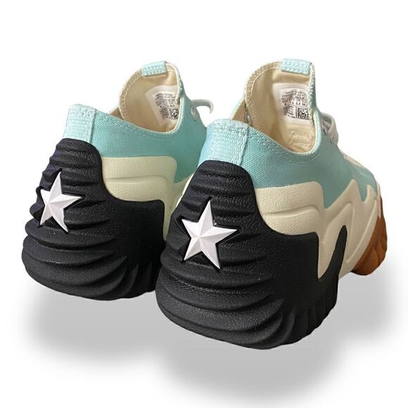 Converse Run Star Motion Womens Low Platform Dew Black Egret Shoes size 7.5 New - Picture 5 of 9
